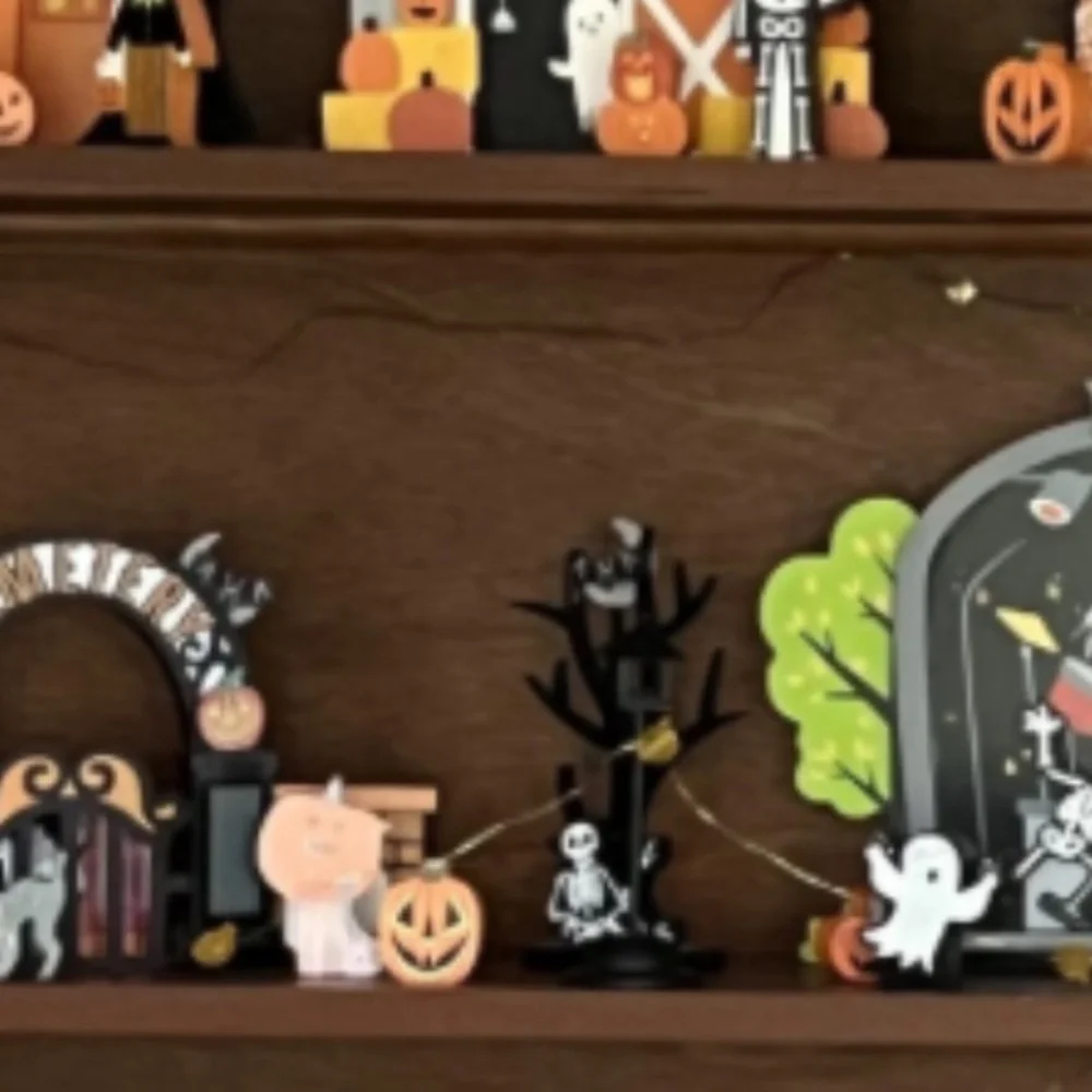 Target Halloween Hyde & Eek Boutique Mini Black tree with skeleton
